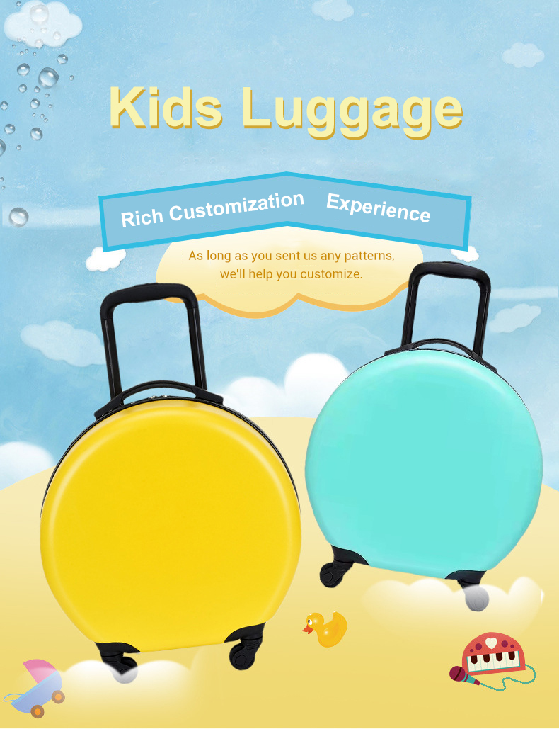 Hình dạng hình tròn trẻ em Túi xe đẩy 18 inch Round Shape Kids 18 Inch Trolley Bags