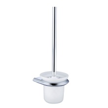 Wall-Mounted Stainless Steel Toilet Brush Holder for Hotel Restrooms