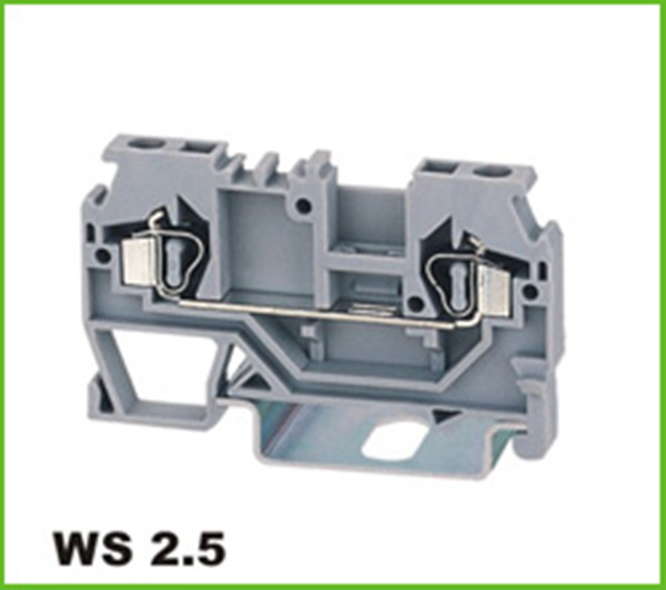 DIN-rail klemmenstrook