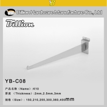 metal slatwall powerful support brackets