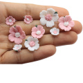 Wholesale 100pcs Flatback Resin Flower Cabochon Charms DIY Art Decor Home Handmade Ornament Hair Accessories