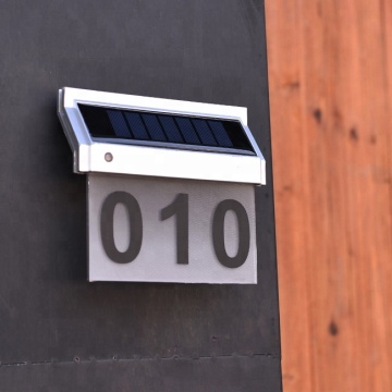 Solar Doorplate - Outdoor Garden Landscaping Decorative House Number Light