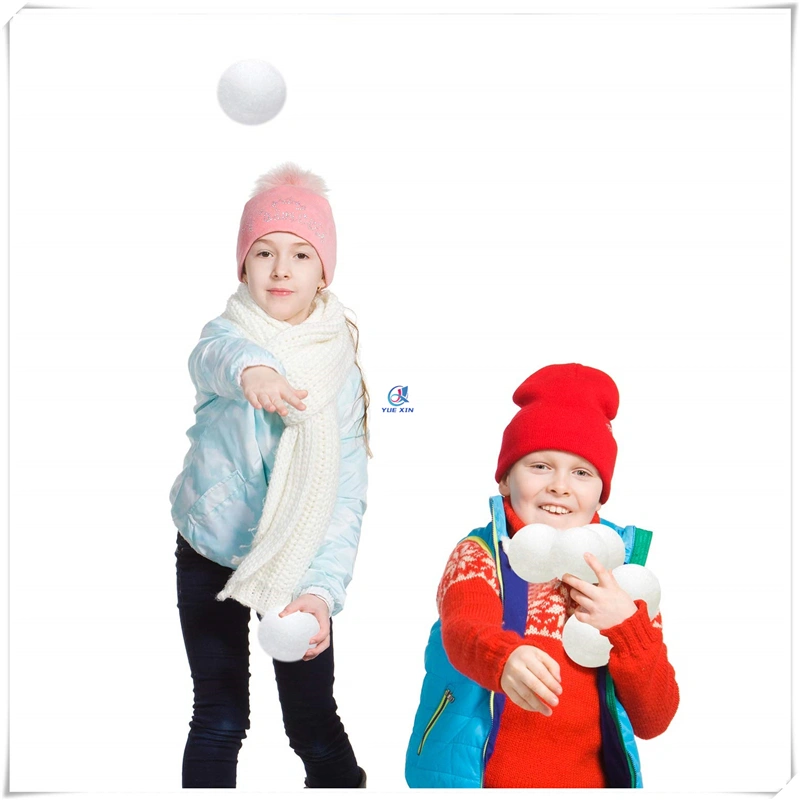 White Plush Indoor Snowballs Fight Christmas Decoration