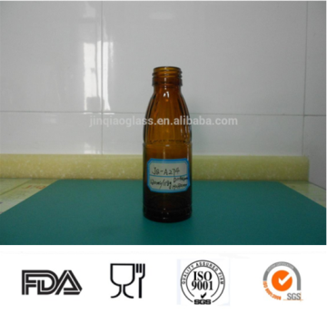 120ml pharmaceutical syrup/medicine amber glass bottle