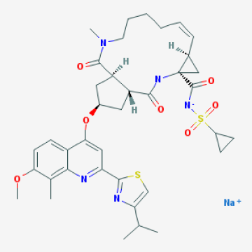 Chất lượng cao Simeprevir Sodium HPLC NLT 99 CAS 1241946-89-3