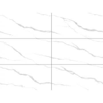 750x1500mm Μάρμαρο με λευκό γυαλισμένο πλακίδιο