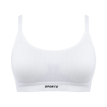 Soft Cotton Seamless Teen Girl Training Sports Bra