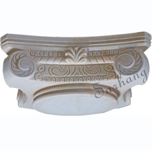 Stone pillar and column cap designs can be customized