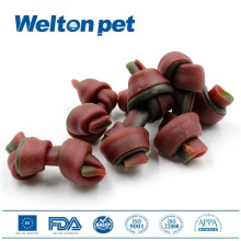 Small size turkey flavor and beef flavor knotted bone