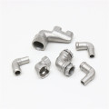 cnc machining stainless steel hydraulic union tee fittings