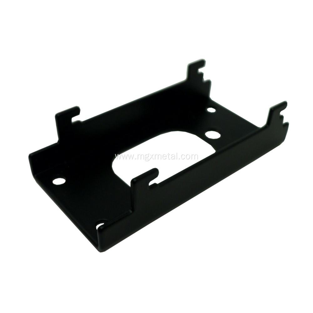 Powder Coated Black Metal Invisible Speaker Bracket