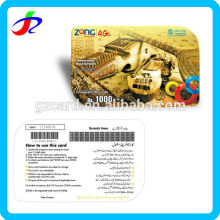 Free Design Free Sample wholesale Calling card / Prepaid phone card / scratch paper card