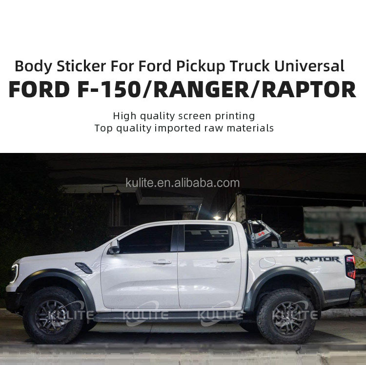 Sport Auto Sticker Racing For Ford  F-150 Body Side Stripe Decal Vinyl Car Body Sticker