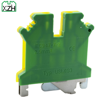 Screw DIN Rail Ground Terminal Blocks JUSLKG 3N Phoenix