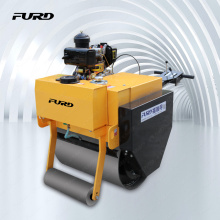 FYL-700 walk behind single drum hand mini road roller compactor with high quality