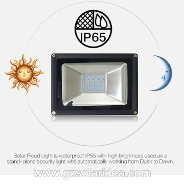 20W Green Powered Rechargeable Solar Flood Light