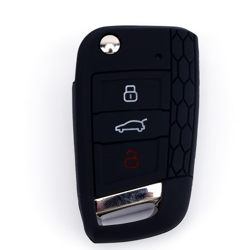 Silicone Key Case For 3 Buttons VW Golf7