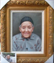 handmae custom made portrait art oil painting