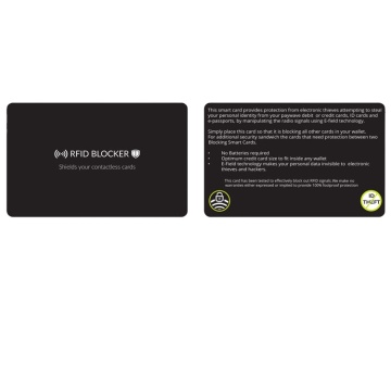 RFID Credit Card Signal Blocker at 13.56MHz: Protecting Your Financial Information