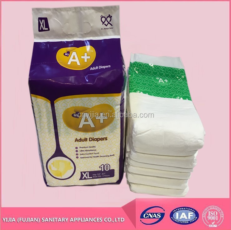 anti-leak wholesale adult diapers printed