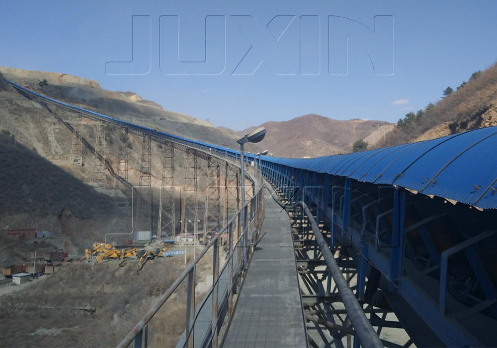 Large-Capacity Curved Tubular Belt Conveyor for Powdery Material