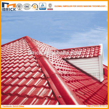 PVC Resin Roofing tile Materials Waterproof Environmental Friendly synthetic resin tile