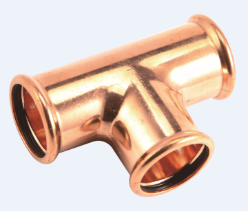 WRAS Copper press end feed fitting