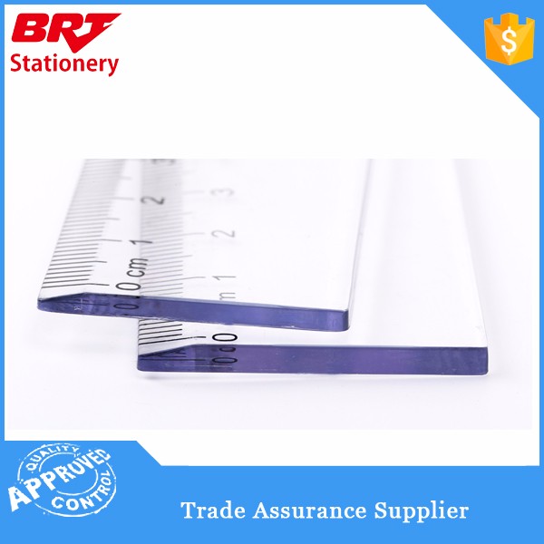 Transparent ruler for student examination