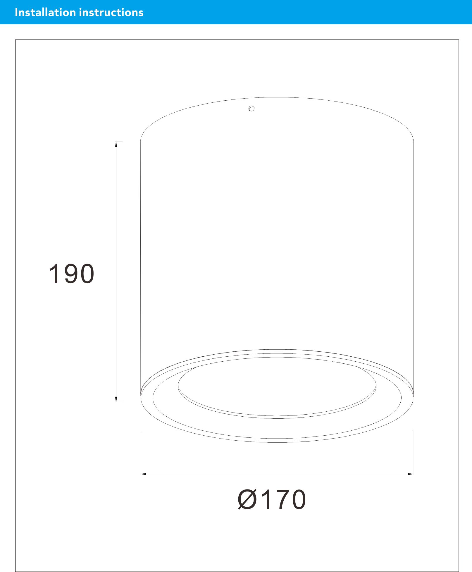 Surface Mounted Downlight