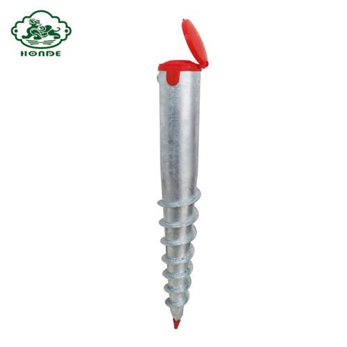 Galvanisierter Helix Ground Pole Screw Anchor