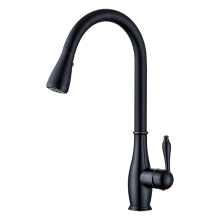 Copper Matte Black Retractable Sink Mixer