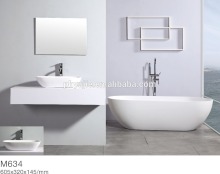 solid surface stone resin freestanding bathtub-oval bathtub