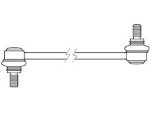 Alloy Steel, Plastics, Carbon Steel Front Stabilizer Links For Automobile Steering System