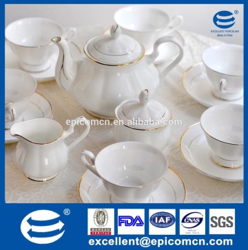 luxury giftware new bone china tea set, fine porcelain tea sets wholesale