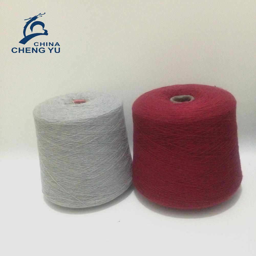 acrylic cotton polyester blended yarn for knitting