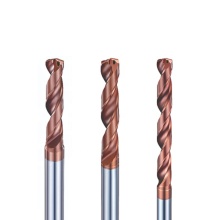 HRC52 3D 5D Tungsten Carbide Coated CNC Drill Bits for Metal