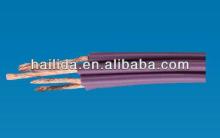 Brown PVC insulated electrical wire