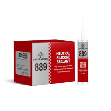 Flat sealant neutral silicone structure sealant