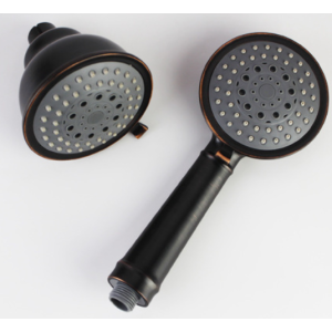 Черный дождевой душ высокого давления из АБС-пластика Ручной душ 5 функций душевая лейка для рук