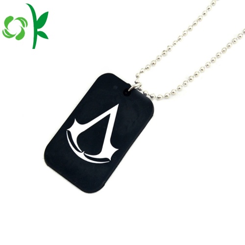 Silicone không thấm nước Dog Tag Mã QR Pet Tag