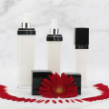 Square acrylic cosmetic jars and bottles