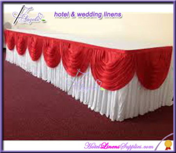 red European Style wedding backdrop swags for rectangle table 92cm W* 184cm L
