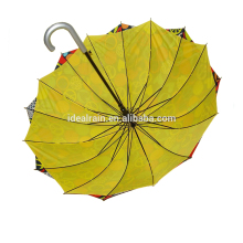 23" 16K double layer colorful overall printed long stick umbrella