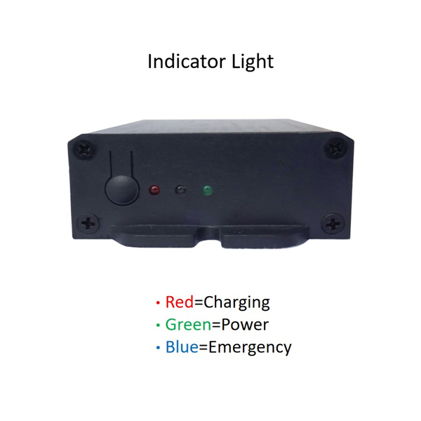 Emergency LED driver indicator