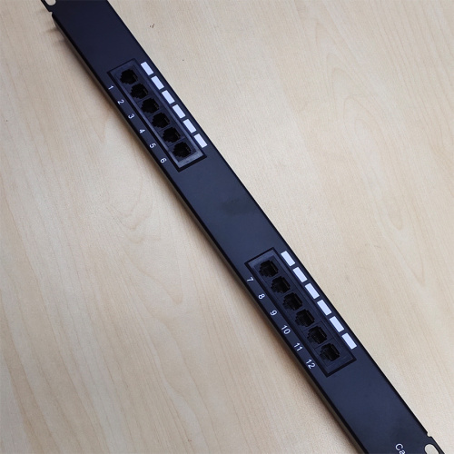 19" 12 ports CAT5E patch panel cabinet