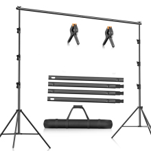 Adjustable Muslin Photography Background Stand and Tripod: A Comprehensive Studio Support Solution