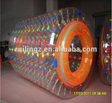 Double-layer Colorized Inflatable Water Roller/inflatable water roller/inflatable fun roller