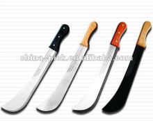 steel hand made long handle machete