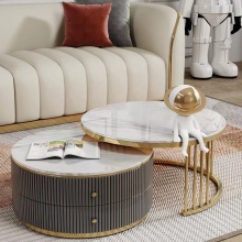 Slate Marble Coffee Table for Luxury Home Use