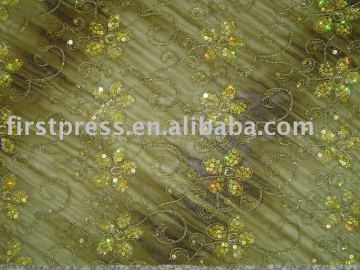 EMBROIDERY FABRIC(CORD,SPANGLE)